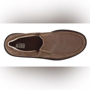 ✨🥳DREW BEXLEY Men’s Size 12 Brown Suede Loafers Hands Free Slip-On Casual Shoes